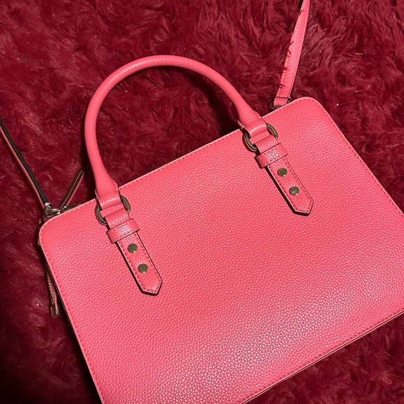 Pink Kate Spade purse- crossbody or just 2 handles - Picture 8 of 10